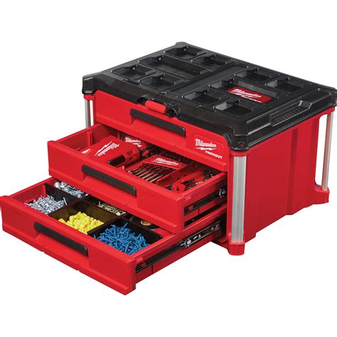 milwaukee tool 3 drawer packout